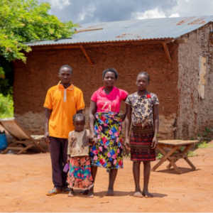 Noodhulp -cash voor voedsel voor een gezin